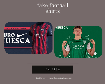 fake SD Huesca football shirts 23-24